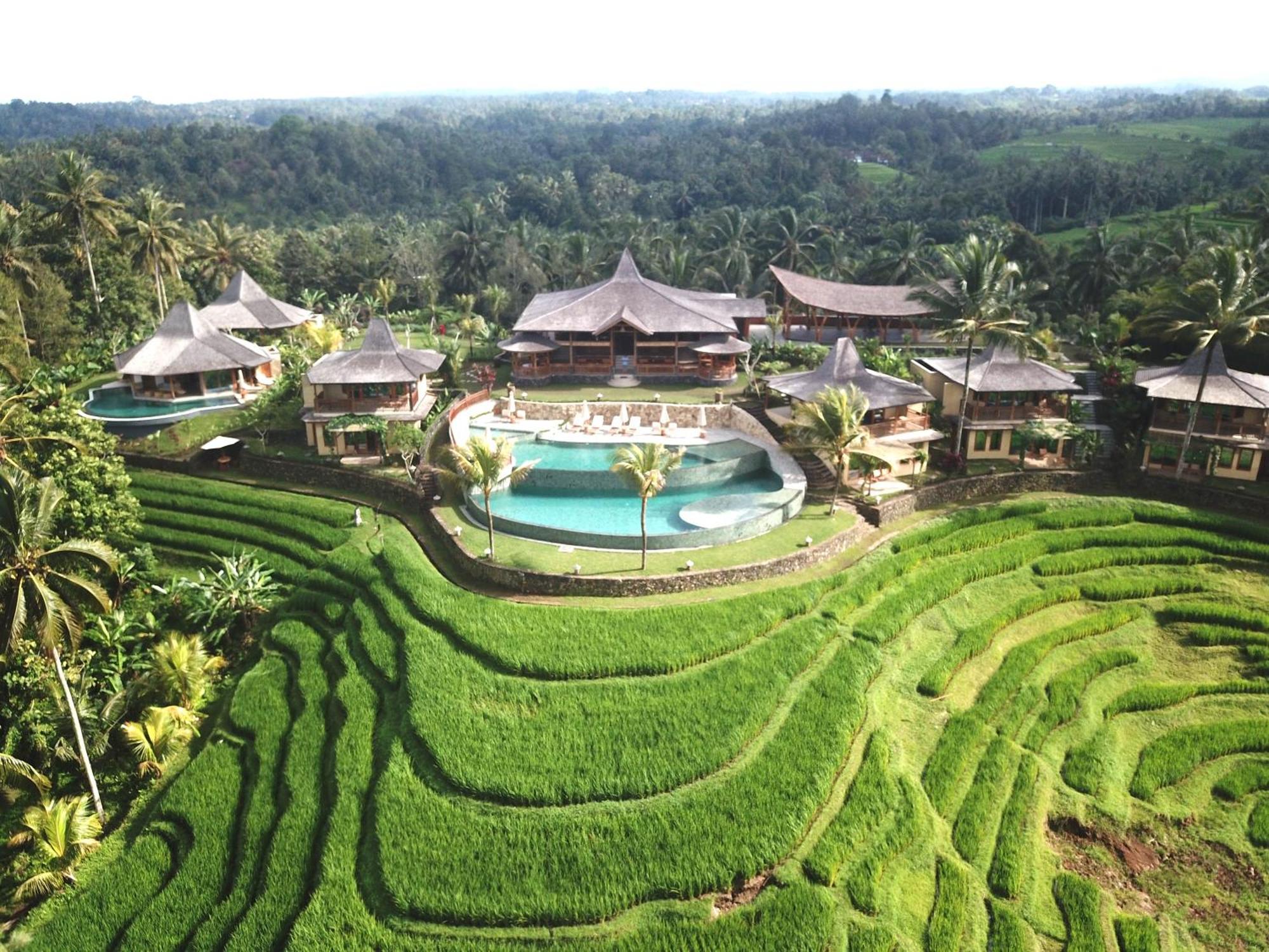 Selemadeg  Puri Dajuma Terrace Eco Lodge & Spa מראה חיצוני תמונה